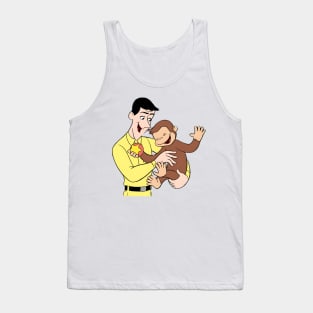 Curious George And Man With The Yellow  3 Tank Top